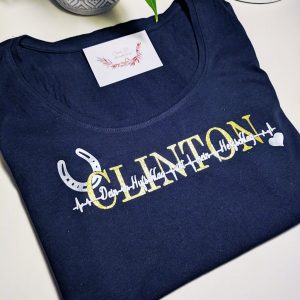 T-Shirt mit Pferdenamen personalisiert