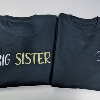 Weihnachtsgeschenk Pullover "Big Sister / Little Sister"