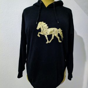 Besonderer Hoodie mit Islandpferde-Motiv