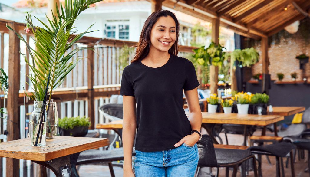 Basic-Line T-Shirt für Frauen