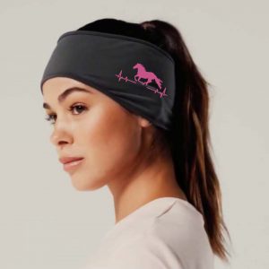 Stirnband mit Pferdemotiv